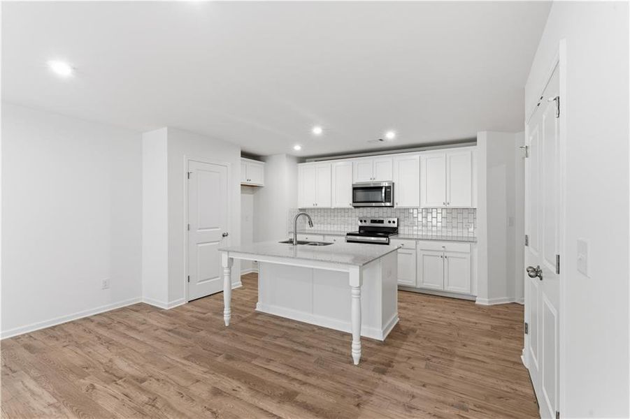 Furnished interior view inside a new home in Silver Leaf, Dawsonville (Image 11).