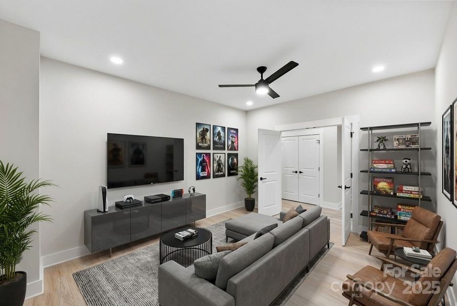 Virtual Staged game room Virtual Staged game room