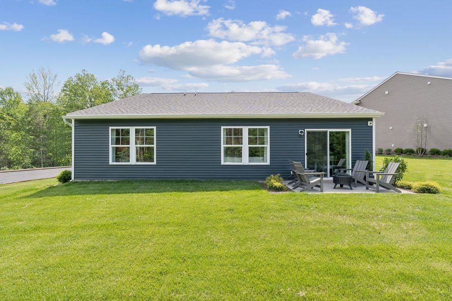 Rear Exterior with Patio