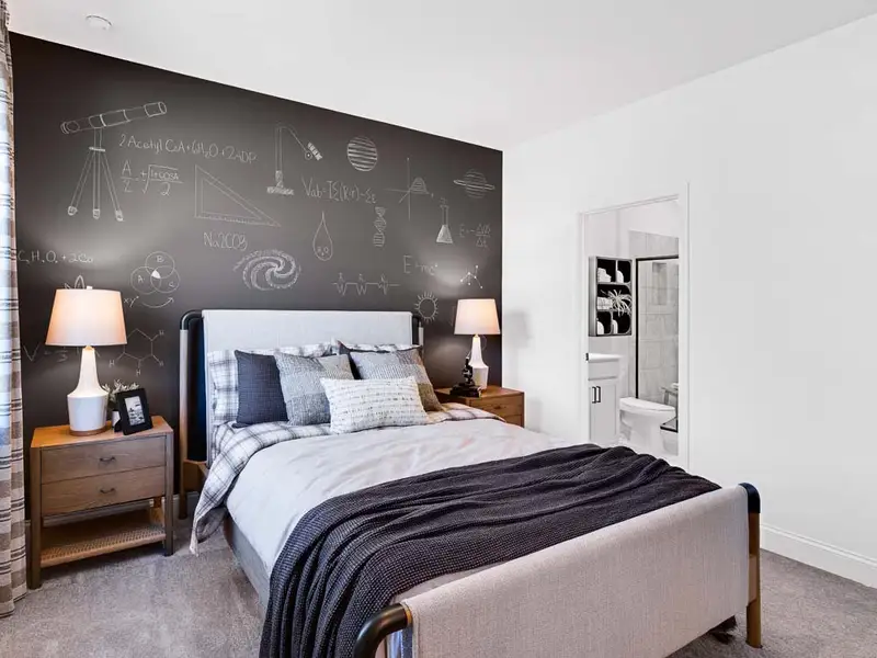 Representative furnished interior of a home built from the Essex by Taylor Morrison in Bailey Fence, Dacula (Image 24).