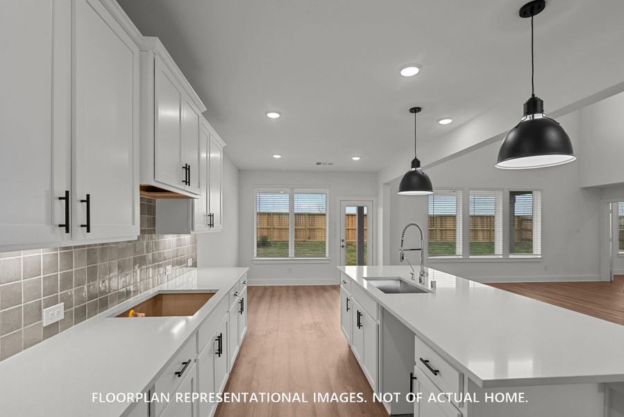 Furnished interior view inside a new home in The Oaks on 6th Street, Magnolia (Image 5). Furnished interior view inside a new home in The Oaks on 6th Street, Magnolia (Image 5).