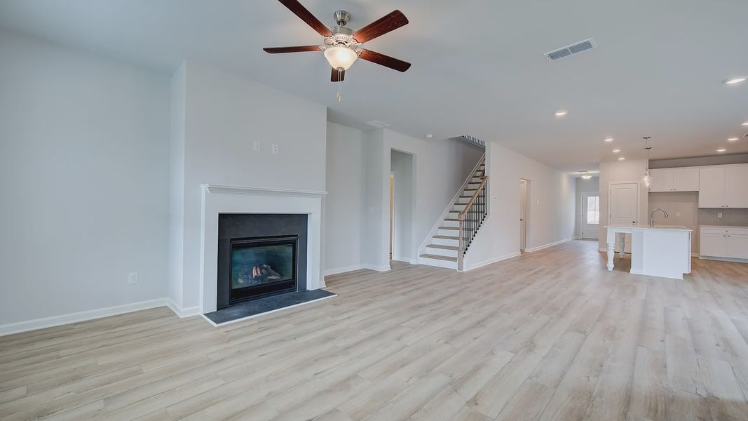 Furnished interior view inside a new home in Hamilton Lakes, Lawrenceville (Image 14).
