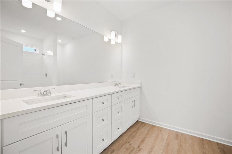 Furnished interior view inside a new home in , Atlanta (Image 6).