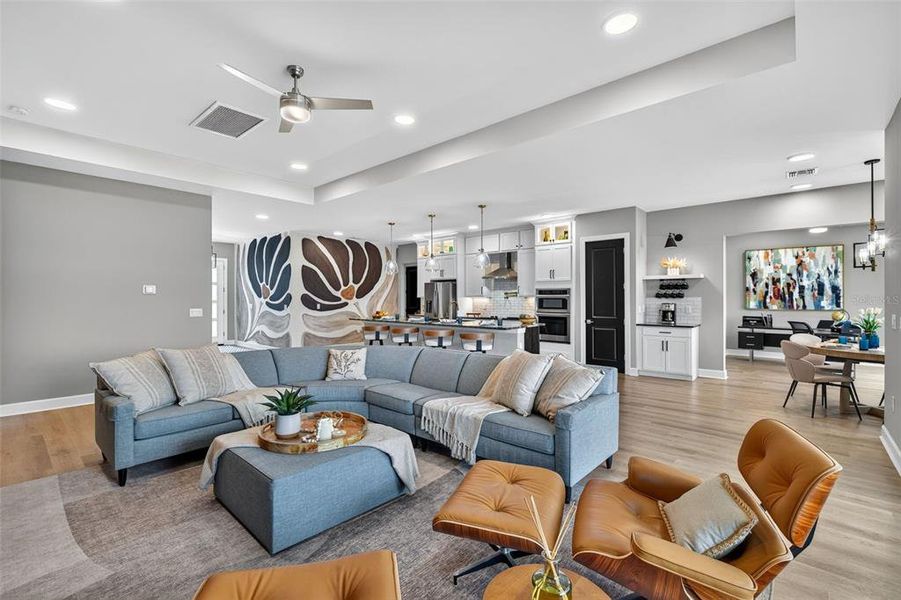 Furnished interior view inside a new home in , Cape Coral (Image 38).