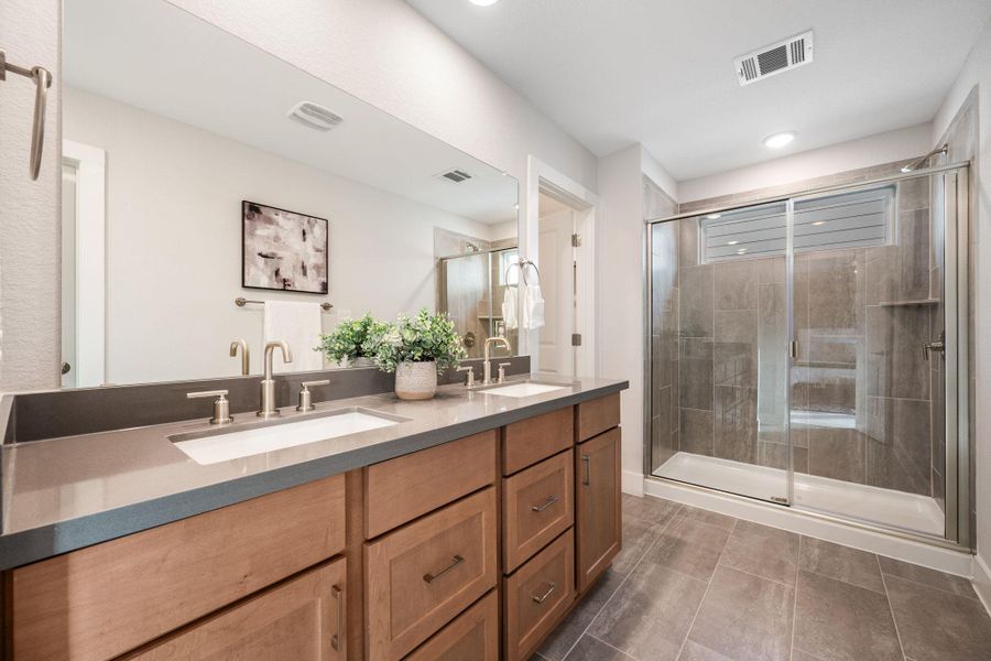 Furnished interior view inside a new home in Sarah's Creek, Pflugerville (Image 36).