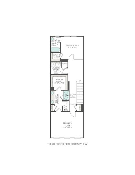 2D floor plan layout for the Duncan by Tri Pointe Homes in Old Town Village, Waxhaw, NC (Image 6). 2D floor plan layout for the Duncan by Tri Pointe Homes in Old Town Village, Waxhaw, NC (Image 6).