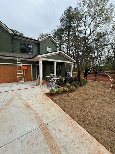 Exterior details and patio area of a home in , Scottdale (Image 3).