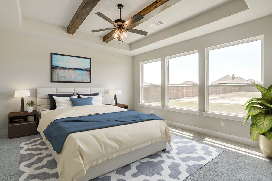 Representative furnished interior of a home built from the The Frisco by Kenmark Homes in Paloma Ranches, Justin (Image 7). Representative furnished interior of a home built from the The Frisco by Kenmark Homes in Paloma Ranches, Justin (Image 7).