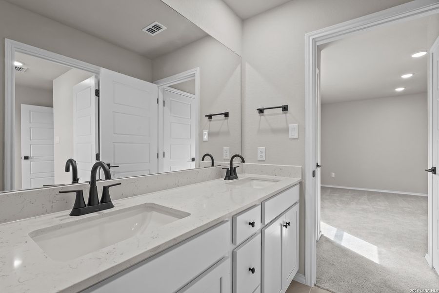 Furnished interior view inside a new home in Royal Crest, San Antonio (Image 16).
