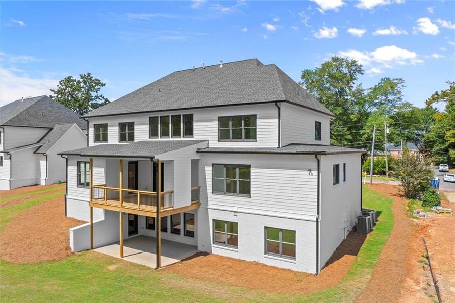 Front exterior of a new home in , Marietta, GA, highlighting curb appeal (Image 27).