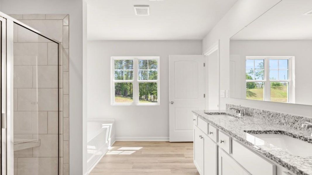 Furnished interior view inside a new home in Village at Pine Valley, Gainesville (Image 11).