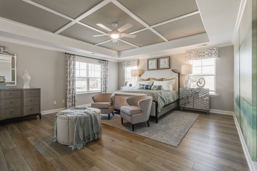 Representative furnished interior of a home built from the Yates - Vanguard Collection by Mungo Homes in Georgias Landing, Raleigh (Image 7).