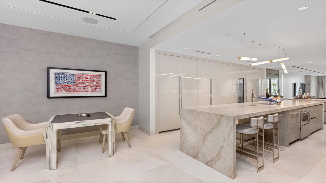 Furnished interior view inside a new home in , Boca Raton (Image 22).