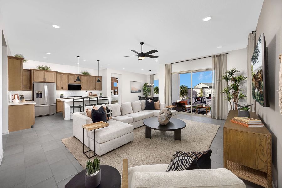 Representative furnished interior of a home built from the Cobalt by Mattamy Homes in Tyler Ranch, Buckeye (Image 7).