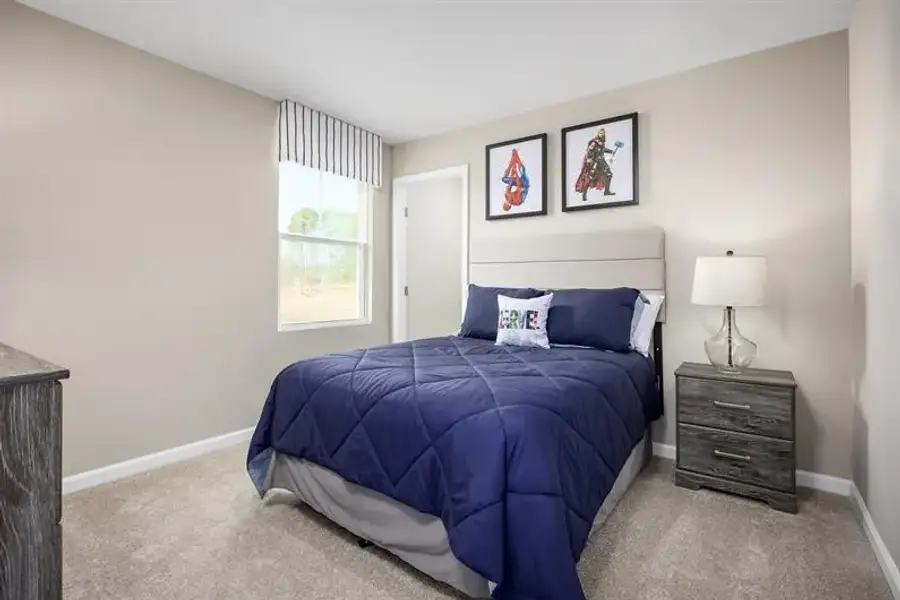 Furnished interior view inside a new home in Summertree, Stone Mountain (Image 13). Furnished interior view inside a new home in Summertree, Stone Mountain (Image 13).