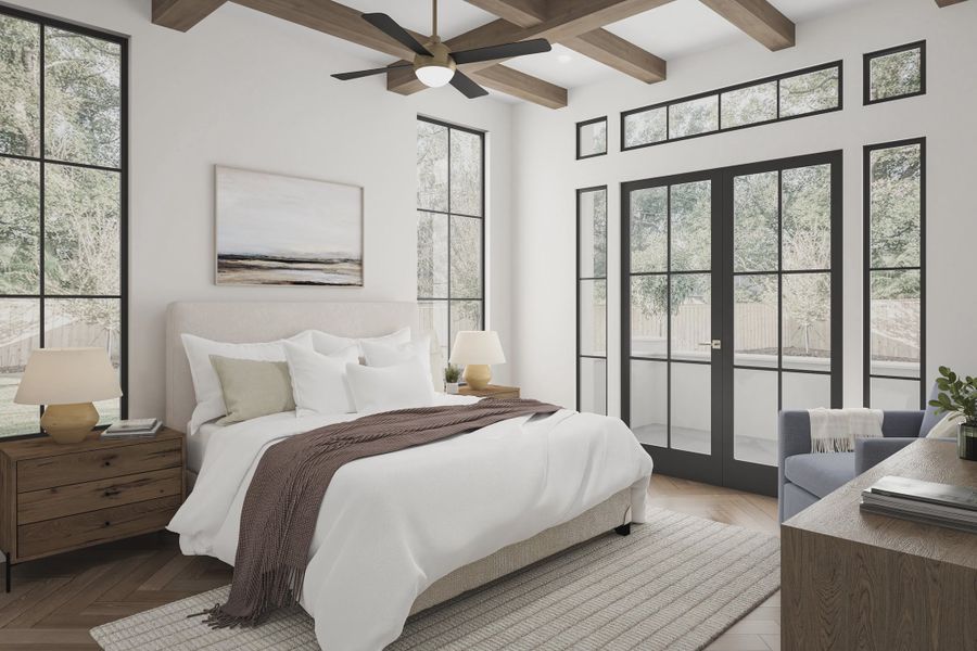 Representative furnished interior of a home built from the The Daphne by Homebound in The Villas at Lakeside, Flower Mound (Image 12). Representative furnished interior of a home built from the The Daphne by Homebound in The Villas at Lakeside, Flower Mound (Image 12).