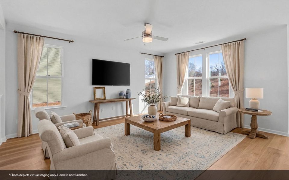 Furnished interior view inside a new home in Fieldstone, Lexington (Image 9).
