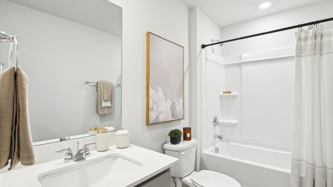 Furnished interior view inside a new home in Parkside Point, Portland (Image 31). Furnished interior view inside a new home in Parkside Point, Portland (Image 31).