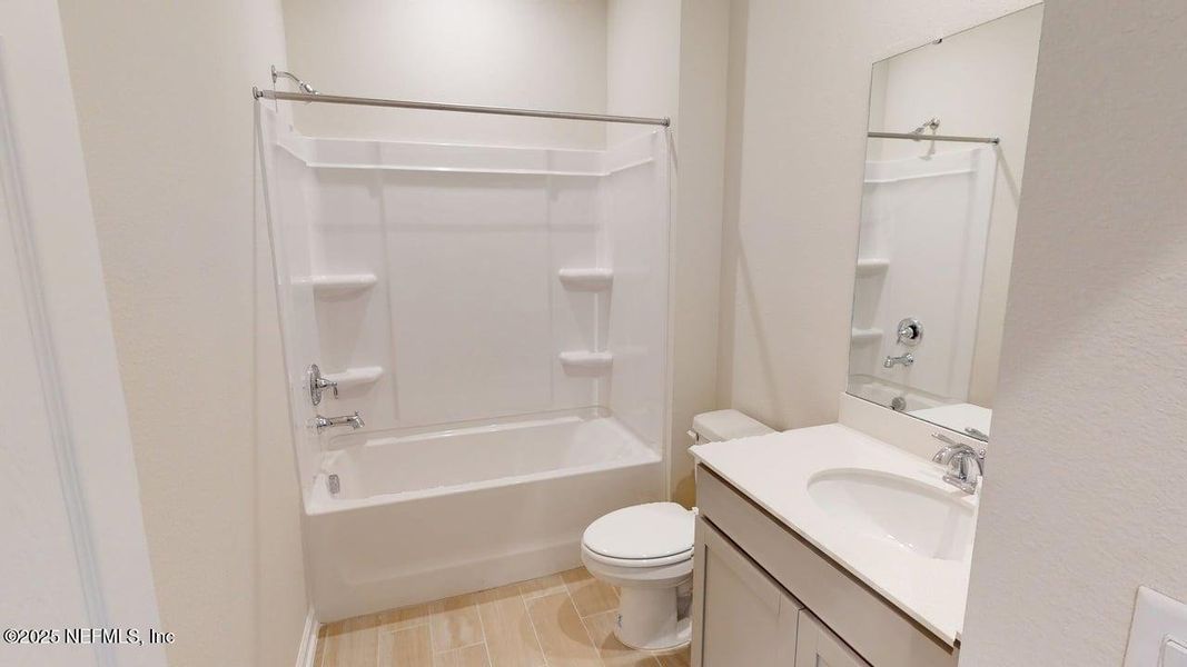 Furnished interior view inside a new home in Sandridge Hills, Green Cove Springs (Image 4). Furnished interior view inside a new home in Sandridge Hills, Green Cove Springs (Image 4).