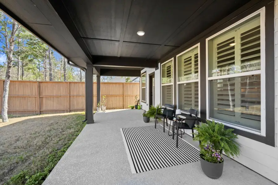 Fire up the grill or host friends in this comfortable outdoor living space. Fire up the grill or host friends in this comfortable outdoor living space.