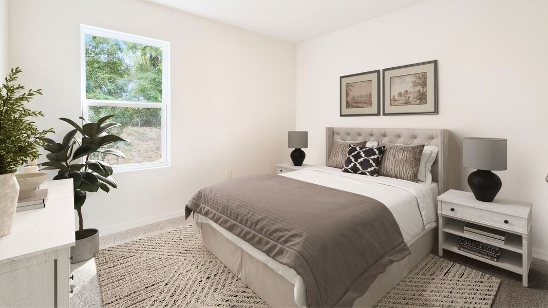 Representative furnished interior of a home built from the Madison by D.R. Horton in Harmony West, St. Cloud (Image 12).