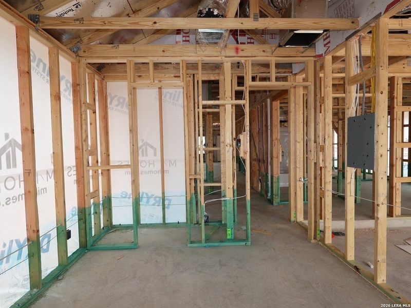 In-progress construction of a new home in Meadows at Clear Springs, New Braunfels, TX (Image 19).