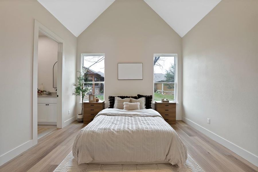 Furnished interior view inside a new home in , Princeton (Image 13).