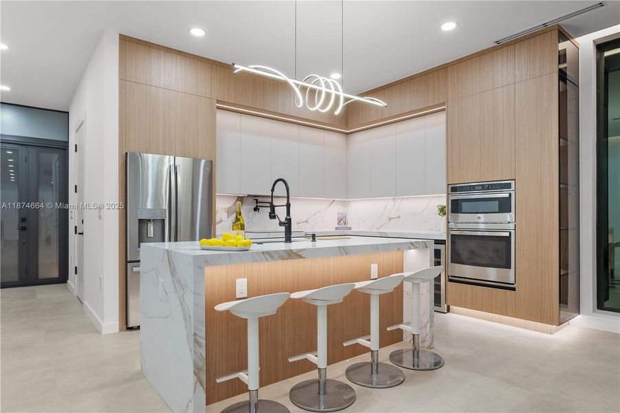 Furnished interior view inside a new home in , Miami (Image 5). Furnished interior view inside a new home in , Miami (Image 5).