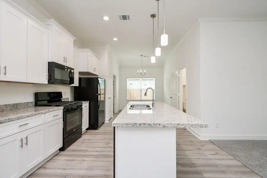 Furnished interior view inside a new home in , Houston (Image 10). Furnished interior view inside a new home in , Houston (Image 10).
