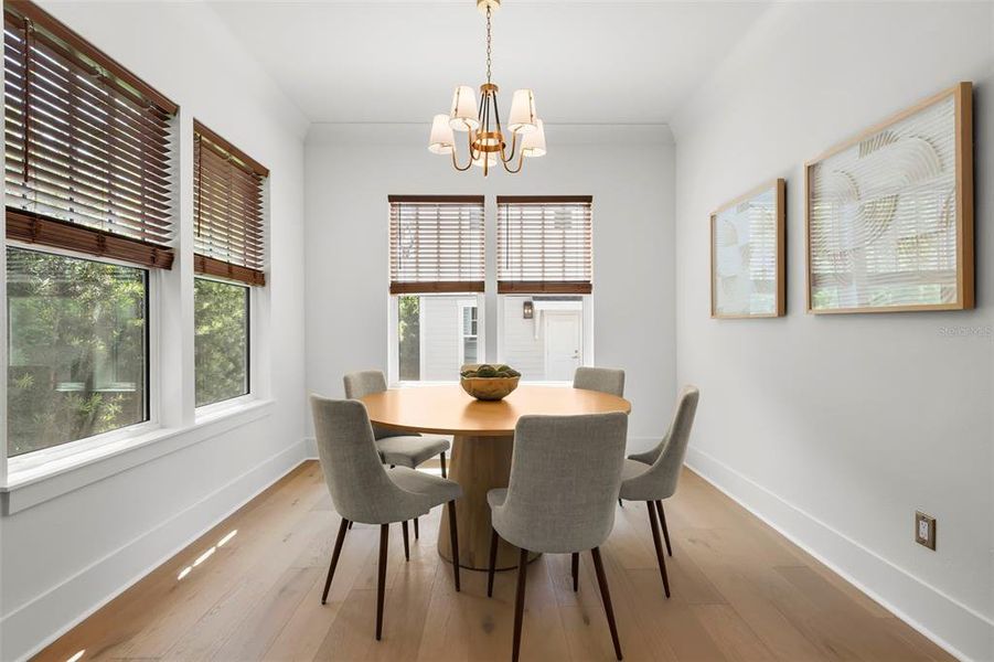 Furnished interior view inside a new home in , St. Petersburg (Image 45).