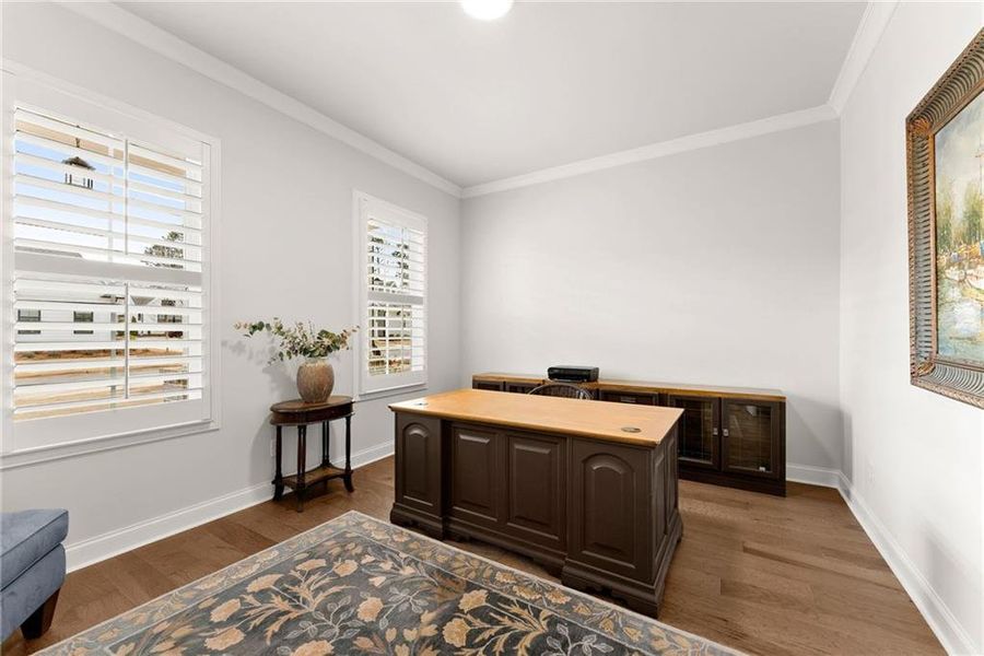 Furnished interior view inside a new home in Promenade at Sawnee Village, Cumming (Image 6).