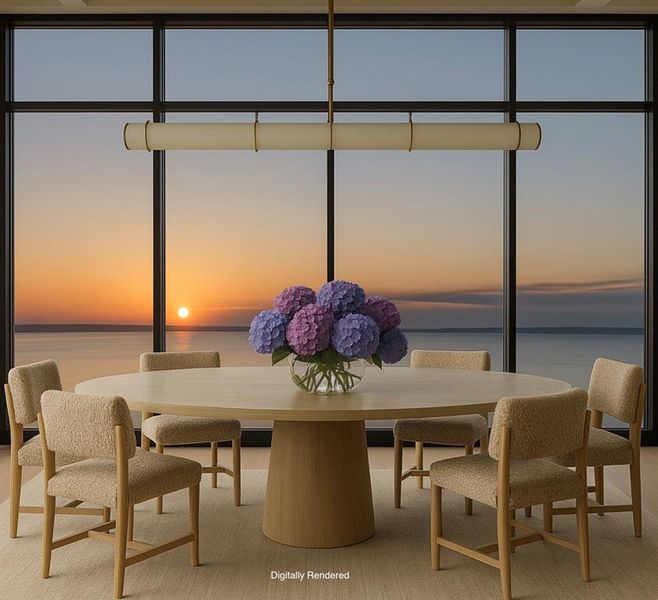 Furnished interior view inside a new home in , Fort Worth (Image 7).