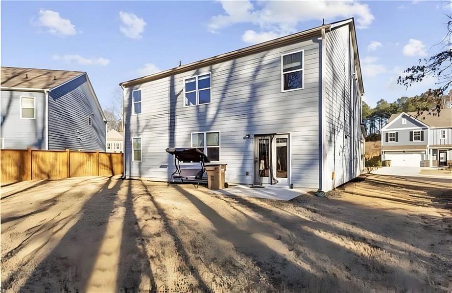 Exterior details and patio area of a home in , Dawsonville (Image 3).