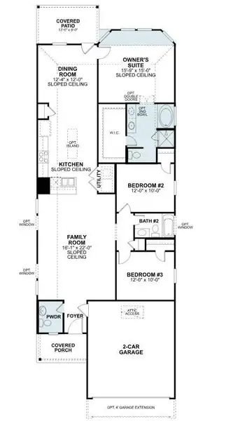 2D floor plan layout of this home in Sorella, Tomball, TX (Image 4). 2D floor plan layout of this home in Sorella, Tomball, TX (Image 4).
