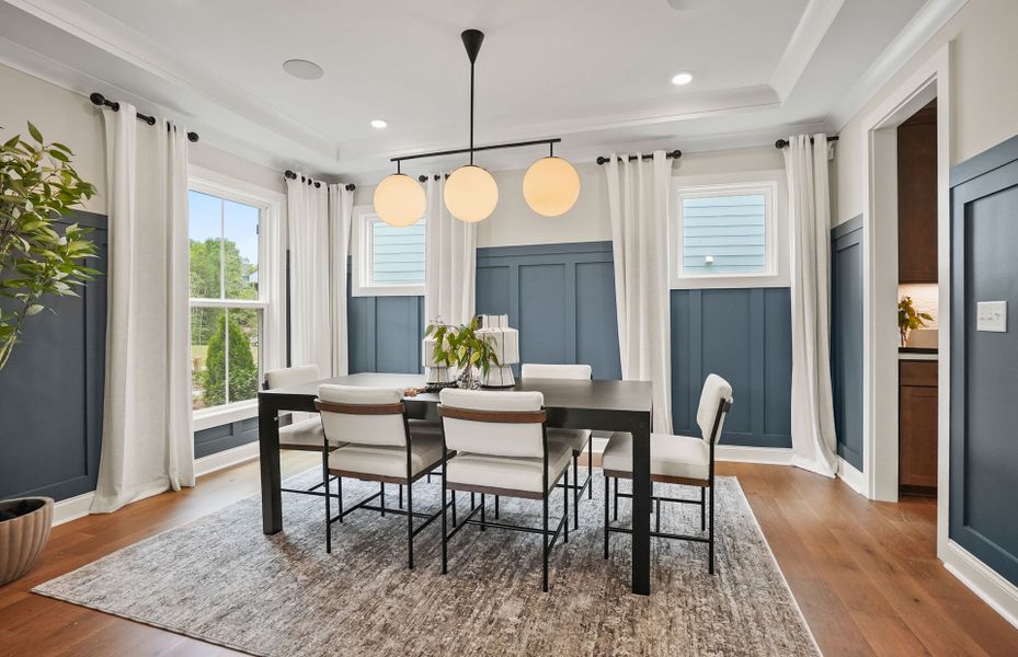 Furnished interior view inside a new home in Forest Creek, Waxhaw (Image 34). Furnished interior view inside a new home in Forest Creek, Waxhaw (Image 34).