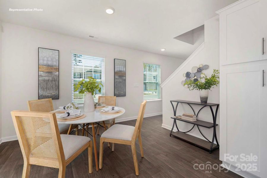 Furnished interior view inside a new home in Lakeshore at Windstone, Mooresville (Image 10). Furnished interior view inside a new home in Lakeshore at Windstone, Mooresville (Image 10).