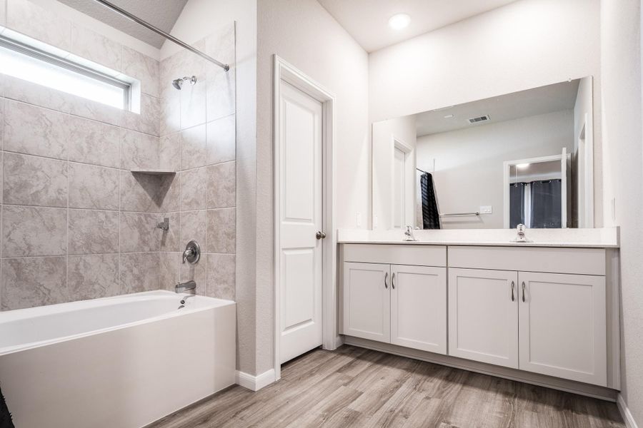 Furnished interior view inside a new home in Marisol, Katy (Image 13). Furnished interior view inside a new home in Marisol, Katy (Image 13).