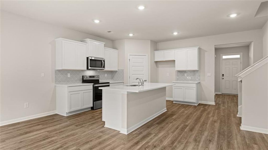 Furnished interior view inside a new home in Locust Grove Station - Cedar Ridge, Locust Grove (Image 11).