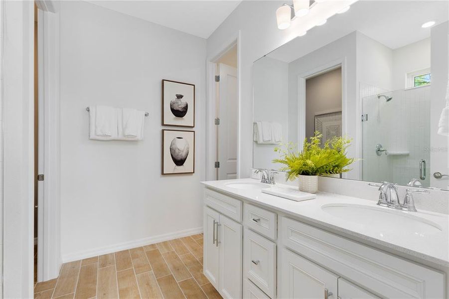 Furnished interior view inside a new home in Sunrise Estates, West Melbourne (Image 19).