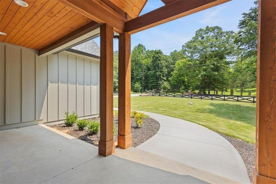 Exterior details and patio area of a home in , Gainesville (Image 26).