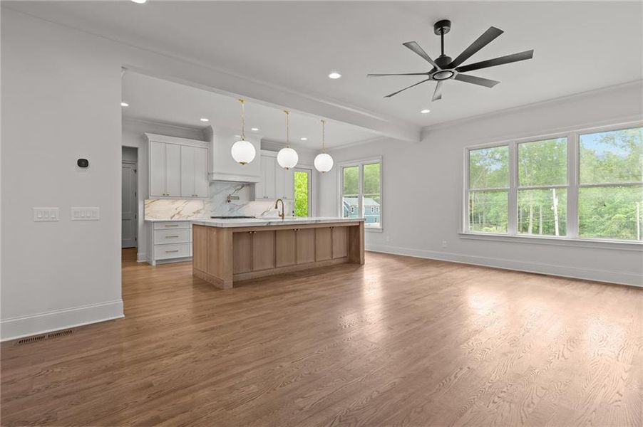 Spacious, unfurnished interior of a new home in , Buford (Image 48).