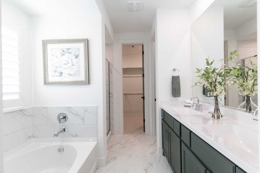 Representative Primary Bathroom - some options shown Representative Primary Bathroom - some options shown