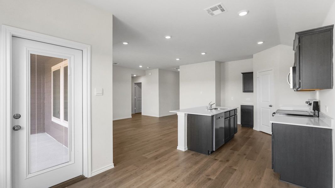 Representative furnished interior of a home built from the Bellvue by D.R. Horton in Cottonwood, Dorchester (Image 4).