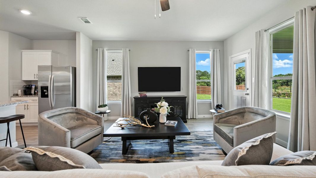 Furnished interior view inside a new home in Vista Park, Decatur (Image 12). Furnished interior view inside a new home in Vista Park, Decatur (Image 12).