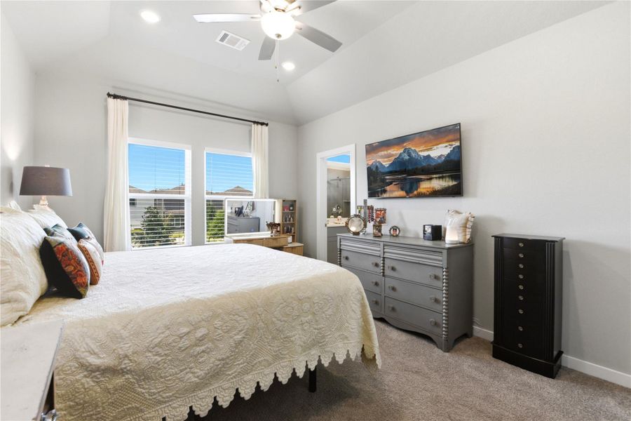 Furnished interior view inside a new home in Dunvale Village - Townhome Collection, Houston (Image 34).