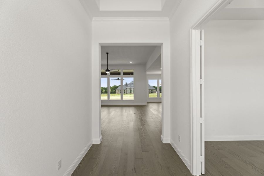 Spacious, unfurnished interior of a new home in The Meadows, Gunter (Image 29). Spacious, unfurnished interior of a new home in The Meadows, Gunter (Image 29).