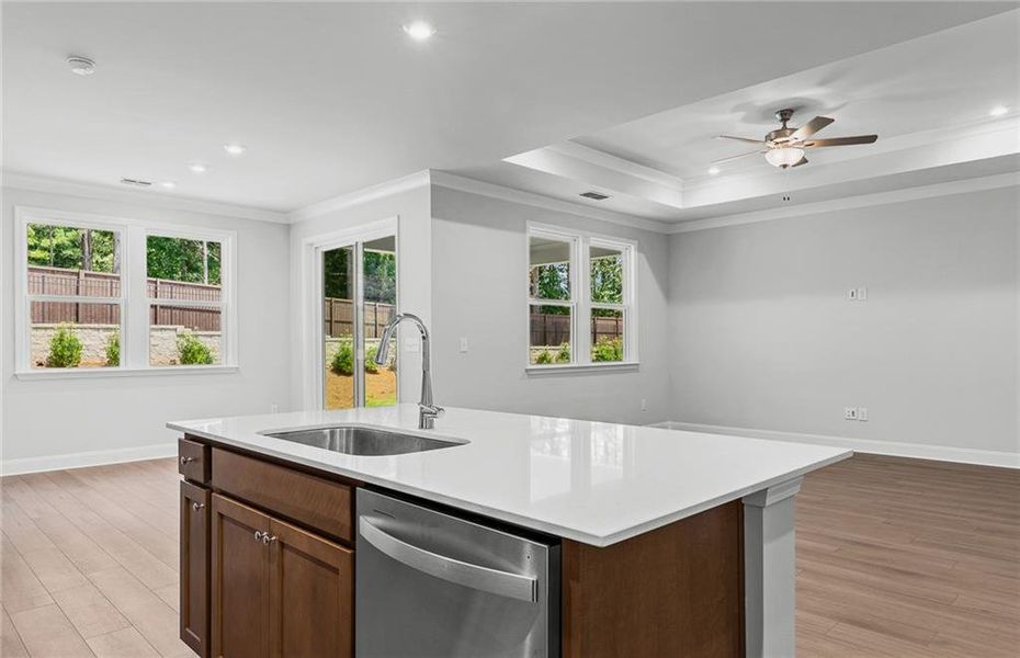 Furnished interior view inside a new home in Sun City Peachtree, Griffin (Image 4).