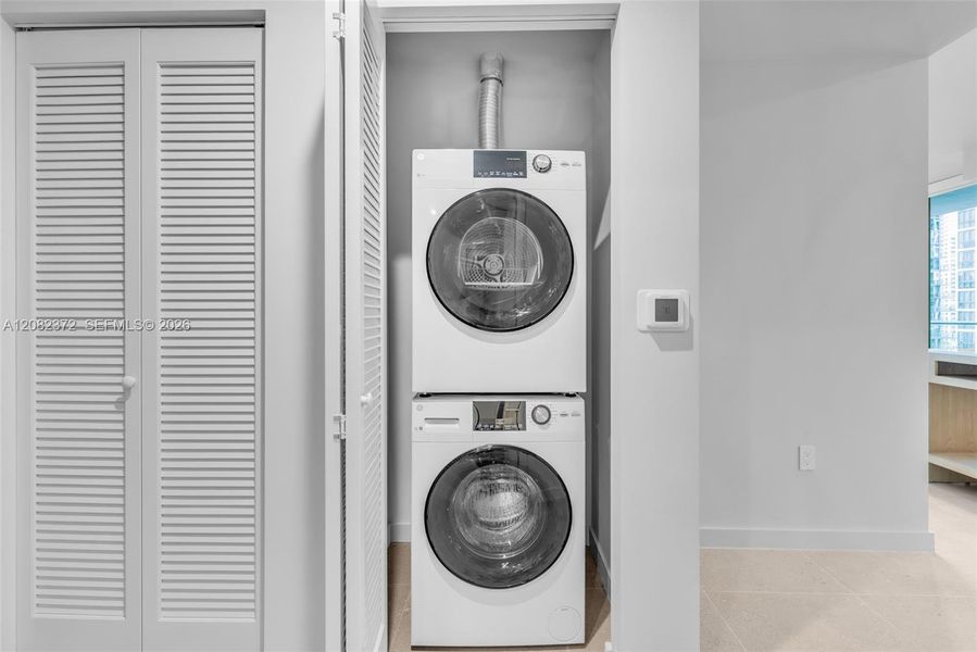 Furnished interior view inside a new home in , Miami (Image 17).