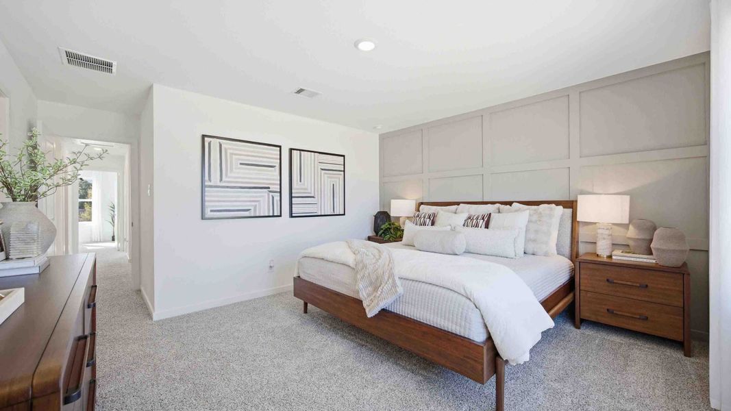 Furnished interior view inside a new home in Mansfield Park, Houston (Image 6).