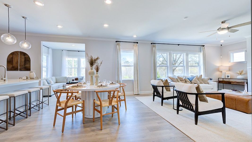 Representative furnished interior of a home built from the Ashford by Taylor Morrison in Bridgeberry, Holly Springs (Image 22).